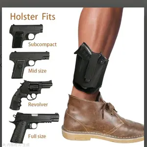 Adjustable Straps Delicate Nylon Composite Tactical Carry Concealment Belly Band Gun Ankle Belt HolsterColor: Ankle Holster HWL275