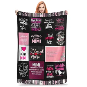 Mimi Gifts, Blanket Gifts for Mimi on Mother's Day, Mimi Gifts for Grandma . Cool Birthday Gift Ideas for Mimi from Grandkids, Gifts for Mimi
