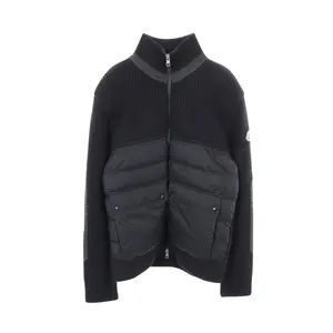 Pre-owned MONCLER Nylon Small Leather Goods Wool Jacket
