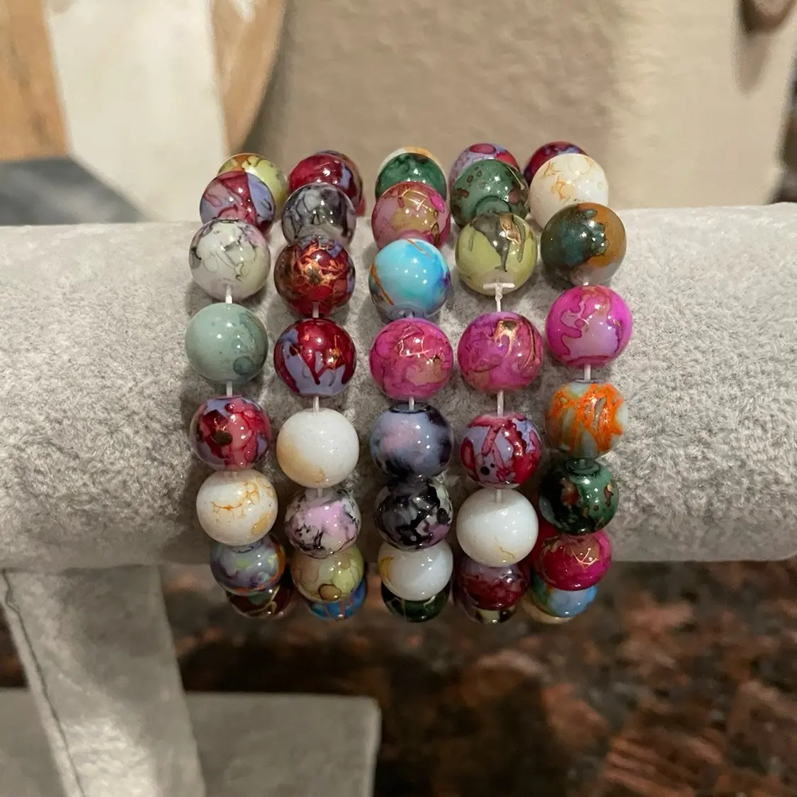 10mm Marble bracelet