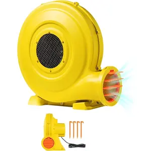 VEVOR Inflatable Blower, Dual - Power Bounce House Blower, 380W/590W/750W Pump Air Blower for Inflatables, Bouncy Castle Electric Fan for Bounce House, WaterslidesVEVOR Super Brand Day
