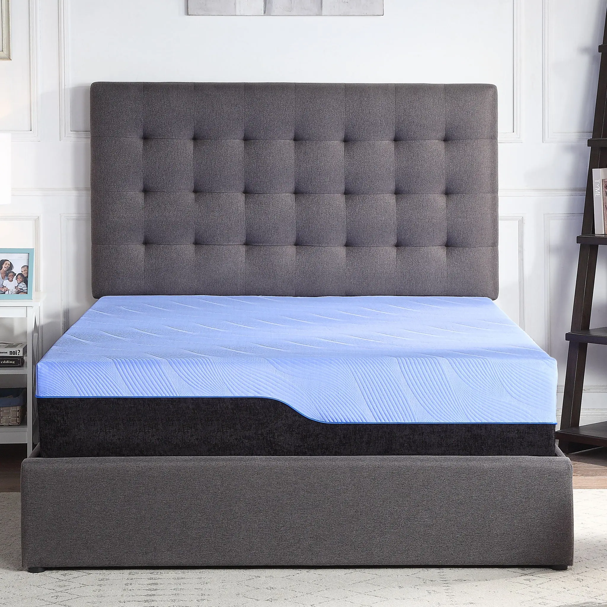 12" Refresh Hybrid Cooling Fast Responding Latex Foam And Coil Mattress