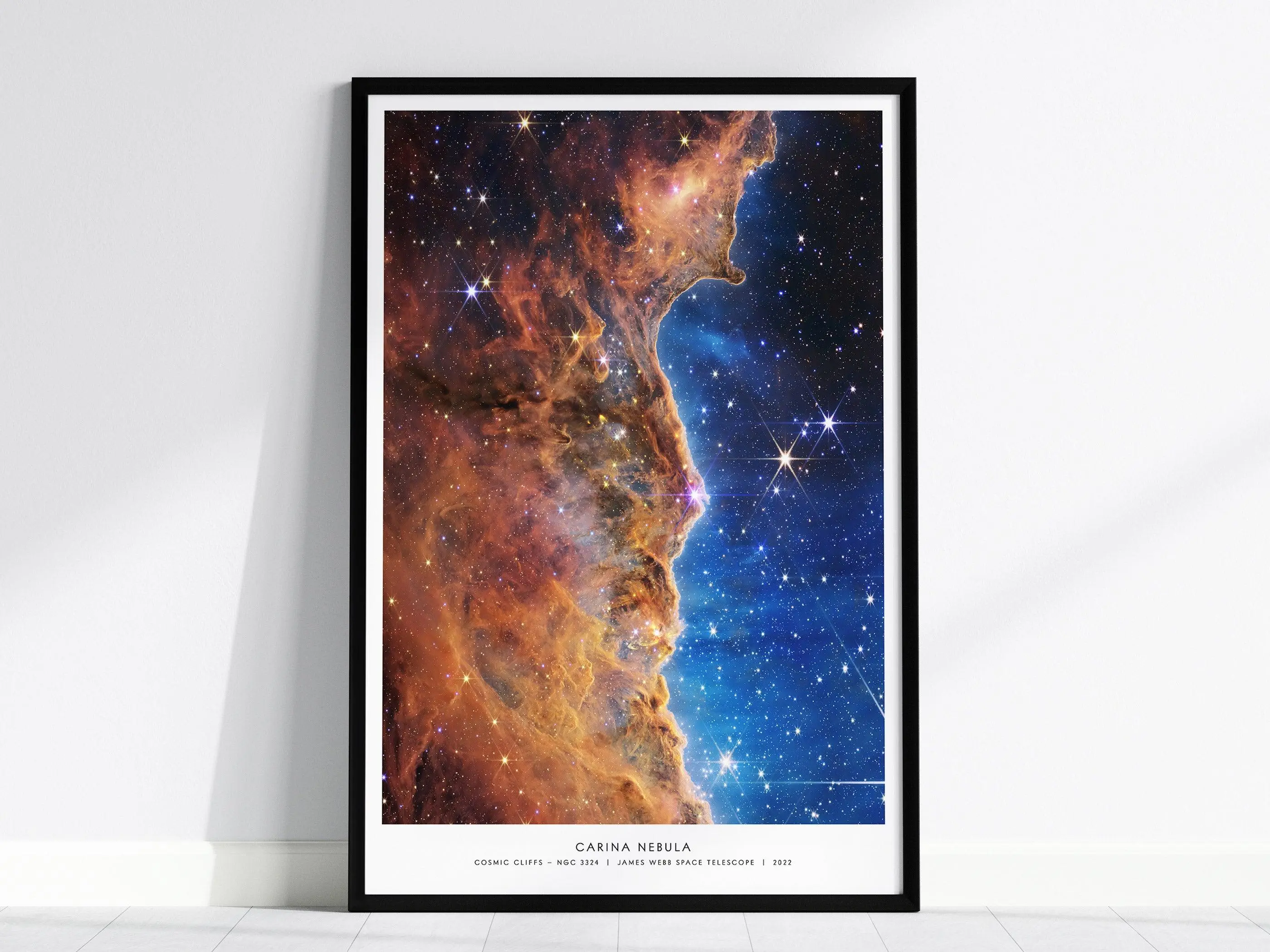 Carina Nebula Poster | James Webb Space Telescope Wall Art