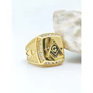 Vintage Masonic Ag Ring, Fashion Rings, Fashion Accessories for Men and Women, Elegant Jewelry That Matches Everything, Birthday Gift, Casual Style