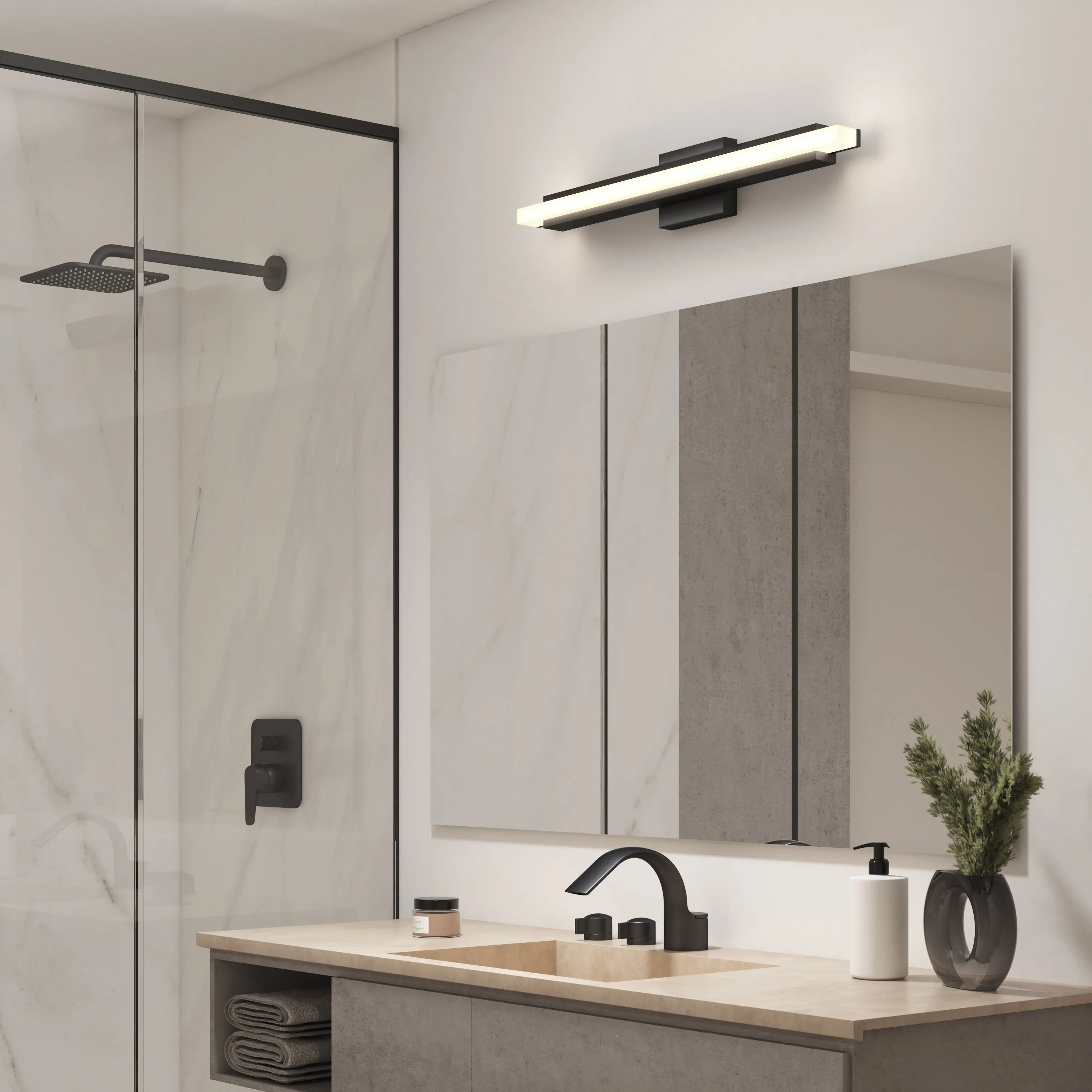 Ophelia modern LED bathroom vanity light 5 CCT Ophelia modern LED bathroom vanity light 5 CCT