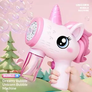 Cute Unicorn Bubble Gun – Automatic Bubble Blower Toy for Kids, Outdoor Summer Fun Party Toy Cute Unicorn Bubble Gun – Automatic Bubble Blower Toy for Kids, Outdoor Summer Fun Party Toy