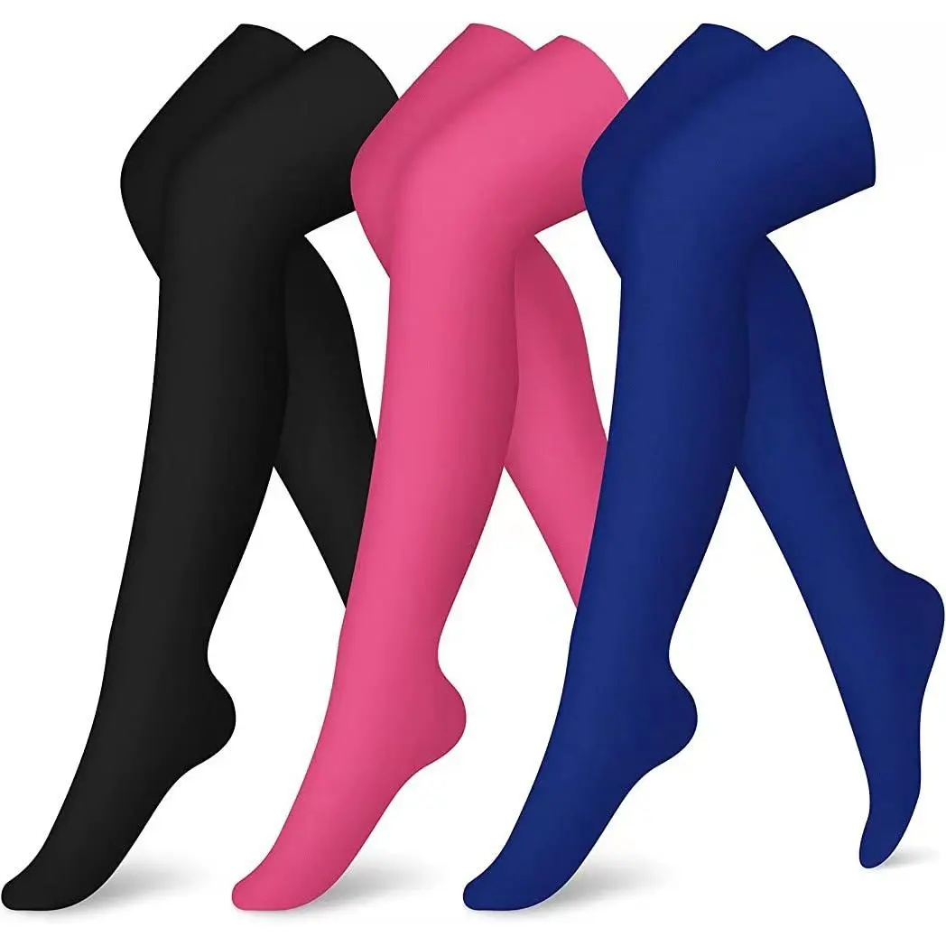 Performance Over-the-Knee Compression Socks – Running, Cycling & Outdoor Training Essentials men Compression Knee-High Socks Striped Thigh Party stocking Knee Length Tubesocks