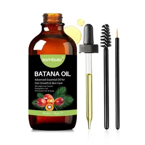 Kambuta Batana Oil Hair Care Essence 100% Organic Essential Oil for Hair Growth Protection Moisturizing & Thickening Regrowth Formula with Rosemary Biotin for Men & Women 30ml Hairgrowthproducts Hairgrowthoil Thicker Stronger Hair Thicker Fuller Hair, Res
