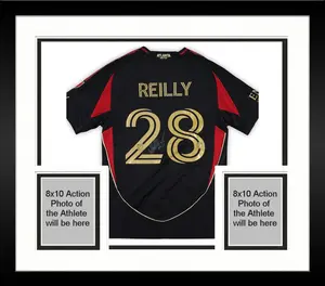 Framed Will Reilly Atlanta United FC Autographed Match-Used #28 Black Jersey from the 2025 MLS Season - Size M - Fanatics Authentic Certified