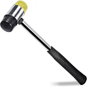 Rubber Hammer Small Plastic Mallet: Jewelry Hammer Small Rubber Mallet Plastic Hammer for Jewelry, Handicrafts, Furniture Assembly, etc.Soft Hammer (25mm)