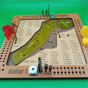 Personalized Tabletop Dice Golf Game – Fun Indoor Golf Dice Game for Family and Friends, Ideal for Game Nights and Party Entertainment