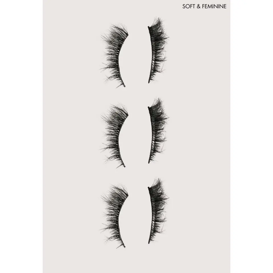 Love Is... Eyelashes - Soft & Feminine Black & Brown Extensions for Everyday Elegance & Special Occasions USA Made