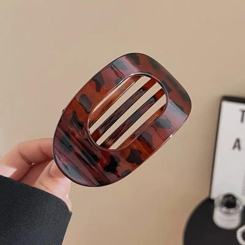 Trendy Hair Accessories – 6-Pack Flat No-Crease Hair Clips, Matte Acrylic Barrettes for Women & Girls, Strong Hold for Any Occasion