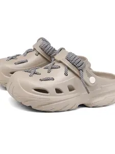 Cloud Walk Holes Slippers, Eva Material, Solid Pattern, Less Than Ankle Height, Fashion Style, All Seasons Wear, Comfortable Footwear