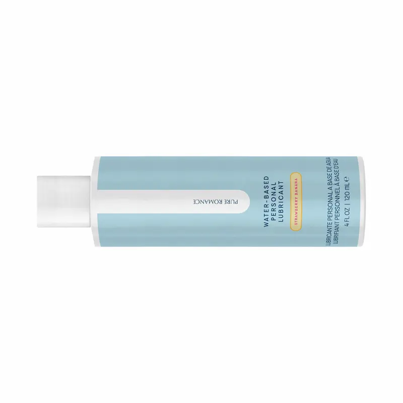 PURE ROMANCE Women's Daily Gentle Water-Based Strawberry Banana Intimate Moisturizer Gel - US-Made Soothing Hydrator for Moisture & Comfort