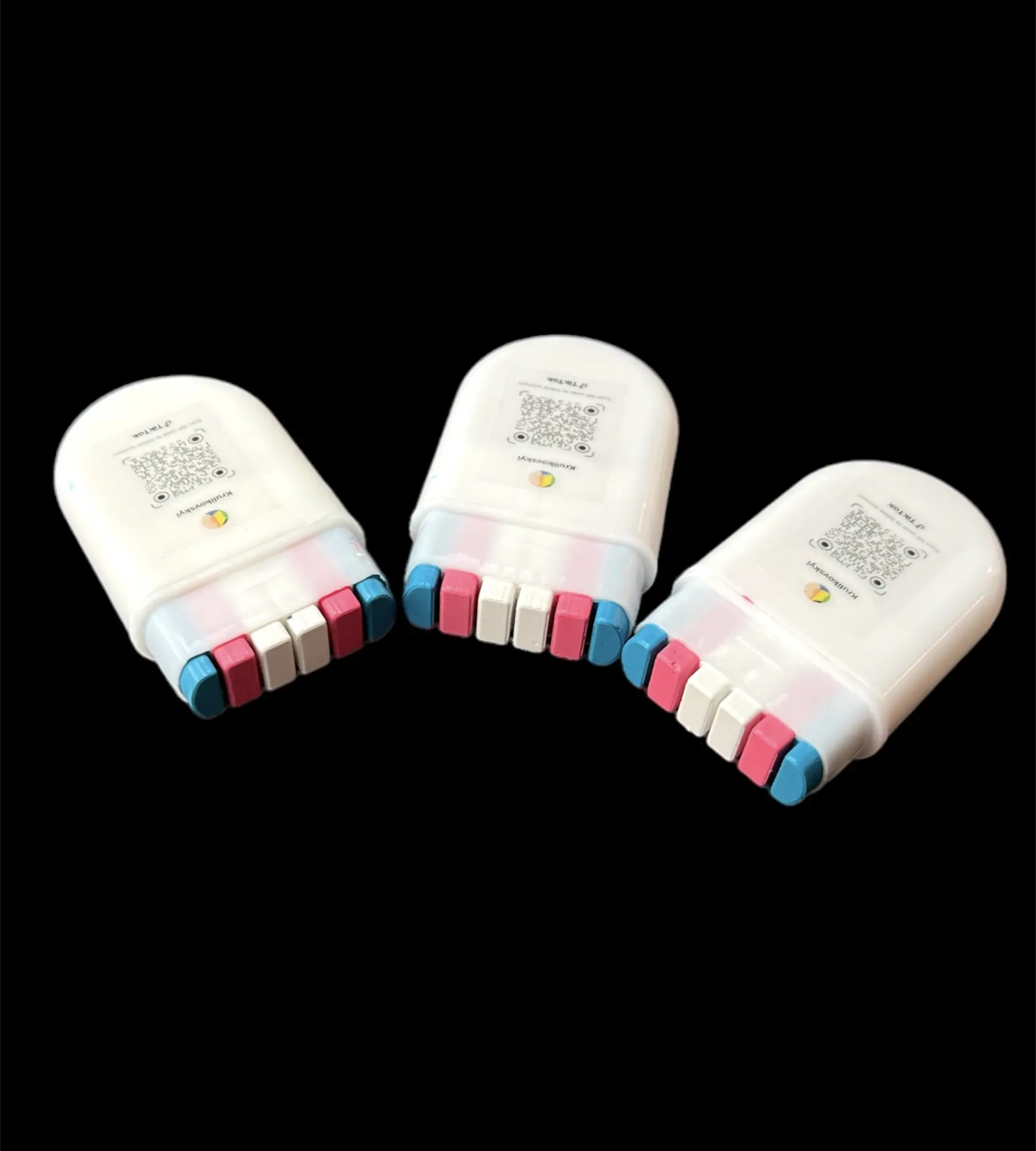 Transgender Pride Cosmetic Face Paint Markers (2 Pack with Lids, 10g) - High-Quality Paraffin Wax, Vibrant Colors, Mini Design, Smooth Makeup - LGBT Halloween Makeup Parties, Birthday Parties Supplies for Body Arts