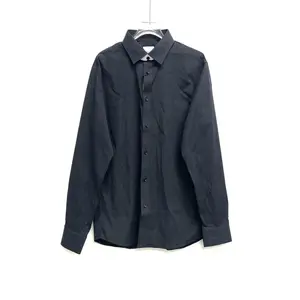 CALUXA- Burberry Black Shefford Long Sleeve Shirt Size XL