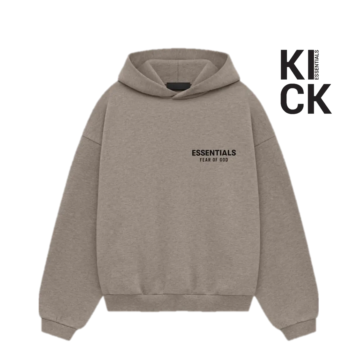 ESSENTIALS HOODIE 'HEATHER GRAY'