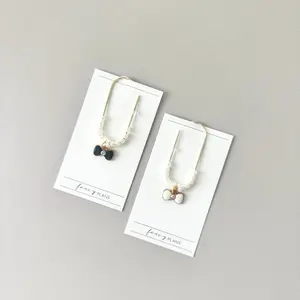 Fancy Charms Paperclips | Bow With Jewel and Pearls