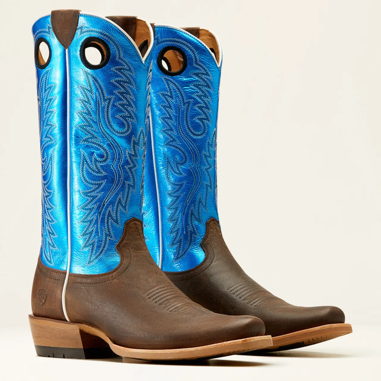 Ariat Men's Tobacco Toffee & Blue Ringer Cutter Toe Cowboy Boots 10051032