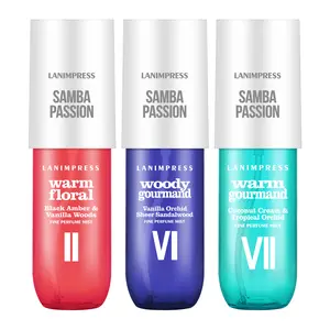 LANIMPRESS Samba Passion Women's Fragrance Spray 3.0 FL.OZ Eau De Parfum - Warm Woody & Vanilla Notes, Long Lasting Natural Scent, Fruity Ambery Musk Fragranced