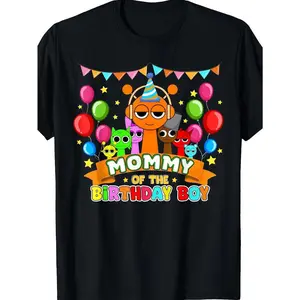 Sprunki Birthday Mommy Of The Birthday Boy Sprunki Birthday T-Shirt Hoodie