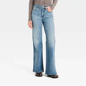 Women's Highest-Rise 70's Flare Jeans - Universal Thread Medium Wash 00 Long