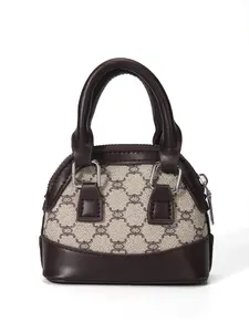 Women's Mini Handbag, Printed Crossbody Shoulder Bag, Compact Coin Purse, Shell-Shaped Bag, Lipstick & Earbud Case. Trendy casual accessory for daily use with adjustable shoulder strap, Fashionable Shoulder Bag.
