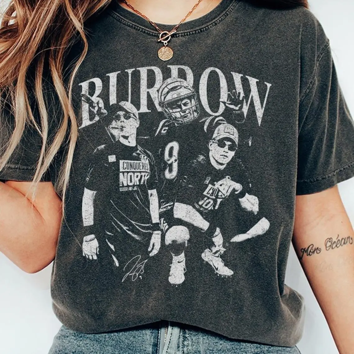 Joe Burrow Funny Football Vintage Comfort Colors Shirt