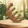 Menesia Head Scalp Comb,Hair massager, wide-toothed wooden massage Comb, Easy to use,Natural Wood Comb Body Care Smooth