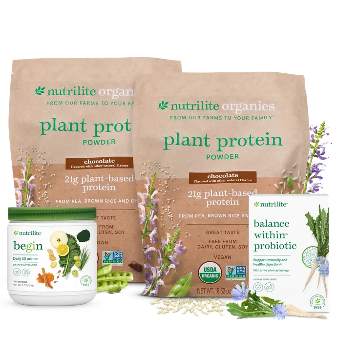 Nutrilite Nutrilite Begin 30 Holistic Wellness Program Solution – Vanilla/Vanilla | 30-Day Wellness Bundle