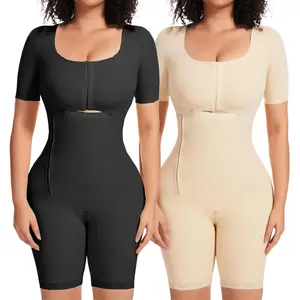 3 in 1 Shapewear Bodysuit for Women Tummy Control Compression Garment Full Body Shaper Butt Lifter with Zipper Crotch Womenswear Comfort