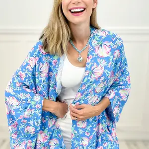 Night in Santorini Kimono