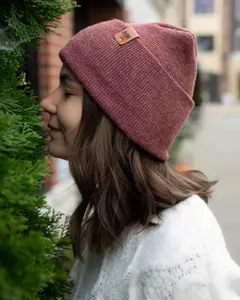 Haakwear NEW H-Stitch Cuffed Beanie - Designed & Made in USA Patented H-Stitch Design One Size Fits Most Unisex 100% Acrylic Breathable Beanie with Vegan Leather Logo