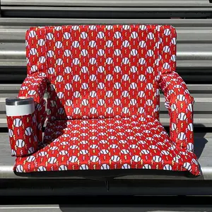 Baseball Lightning 23" Stadium Seat with Armrests
