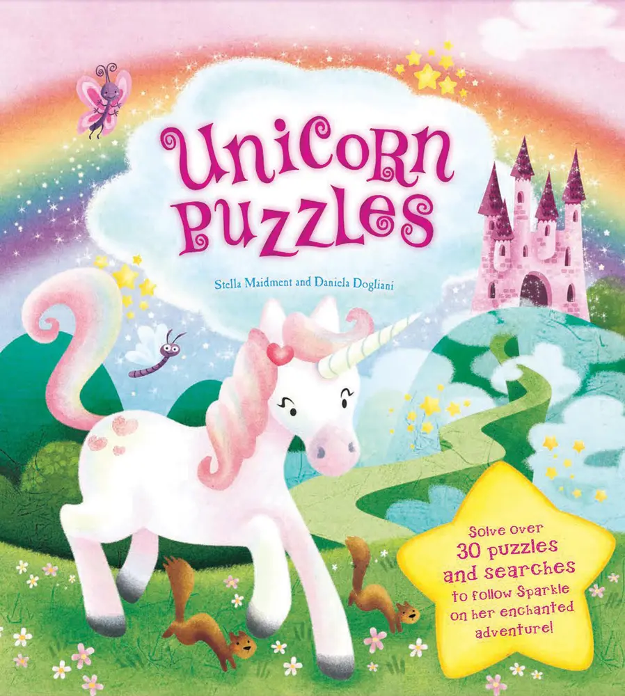 USED-Unicorn Puzzles (Puzzle Adventures) by Stella Maidment (Hardcover)