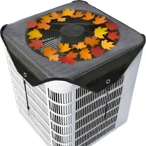 Extra Large, Air Conditioner Cover Host Protective Cover, Air Conditioner Host Rain And Dust Cover Sun Protection Cover, Waterproof Fabric, Windproof Design, Dust And Cold Proof, Mesh Breathable, No Power Supply