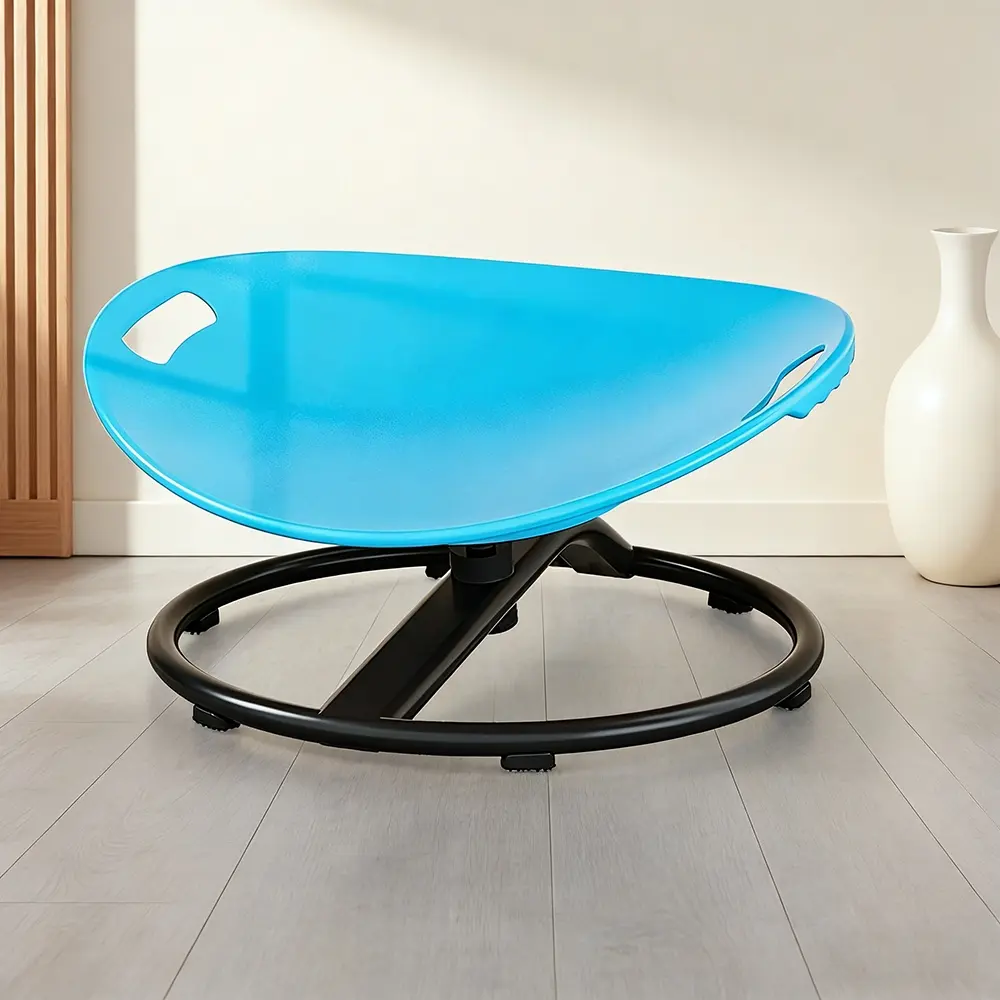 Rotatable Sensory Integration Chair Round Ergonomic for Balance Training, Body Coordination Exercise, Suitable for Children and Teens, Rotating Sensory Chair