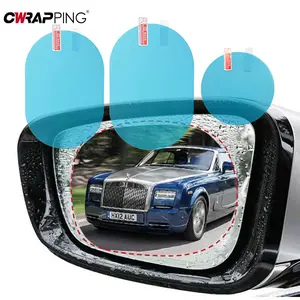Car Rainproof Anti Fog Sticker Car Rainproof Film Clear Window Waterproof Film for Car Motorcycle Mirrors Film Accessories