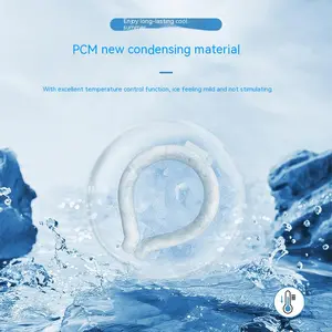 Neck Cooling Tube with Insulated Bag, Reusable Ice Ring Cooler Wearable Body Cooling Products, Neck Coolers for Hot Weather