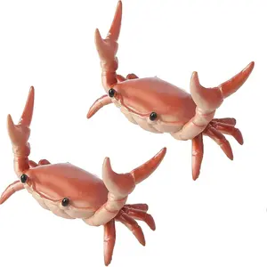 2Pcs Desk Crab Pen Holder, Weightlifting Crabs Penholder Storage, Desk Pen Stand for Pen Storage Office Desk Display Decorations, Gift Idea, Pencil Holder, Marker Pen Holder, Desk Organizer, Desk Accessories, Stationery, Desk Supplies