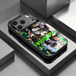 Rapper Y-Youngboy Phone Case for iPhone 17 16e 16 15 14 13 12 11 Air Plus Pro Max, Airbag Anti-Drop, Tempered Glass Back Cover