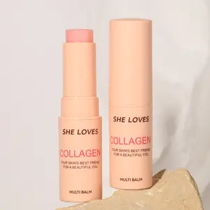 Collagen Essence Stick 2-in-1 Primer Cream Moisturizing Anti-Wrinkle Lifting Firming For Face
