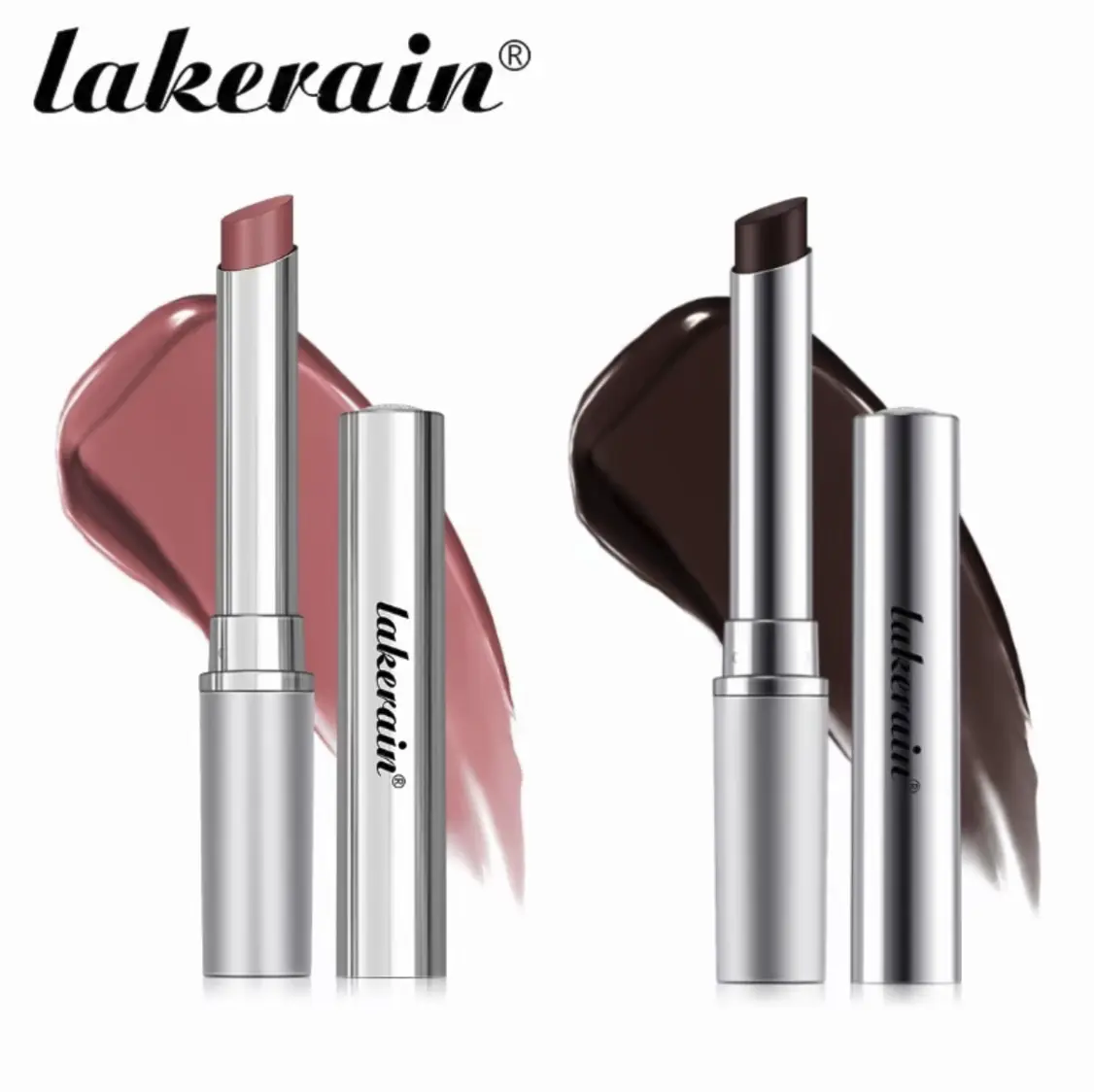 Moisturizing Almost Lipstick, 2 Counts/set Long Lasting Lipstick, Natural Brightening Lipstick, Portable Lip Makeup Product, Suitable for All Skin Tone, for Women