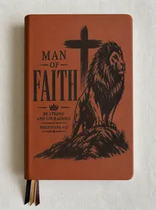 Leather Bible “Man of Faith”