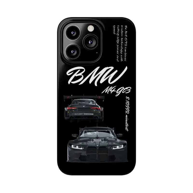Sleek BMW Slim Phone Cases  Car Enthusiast Gift, Stylish Accessory, Auto Racing Accessory,Suitable for iPhone 17