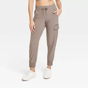 All In Motion Women's Flex Woven Cargo Joggers UPF 50+ Sports Quick Dry Pants