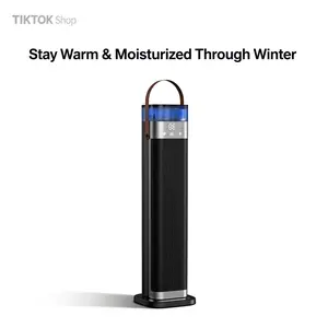 HYRORA 2000W PTC Electric Space Heater with Humidifier 90° Oscillation Timer Remote Control for Office Large Rooms Christmas Gift Healthy Breathing