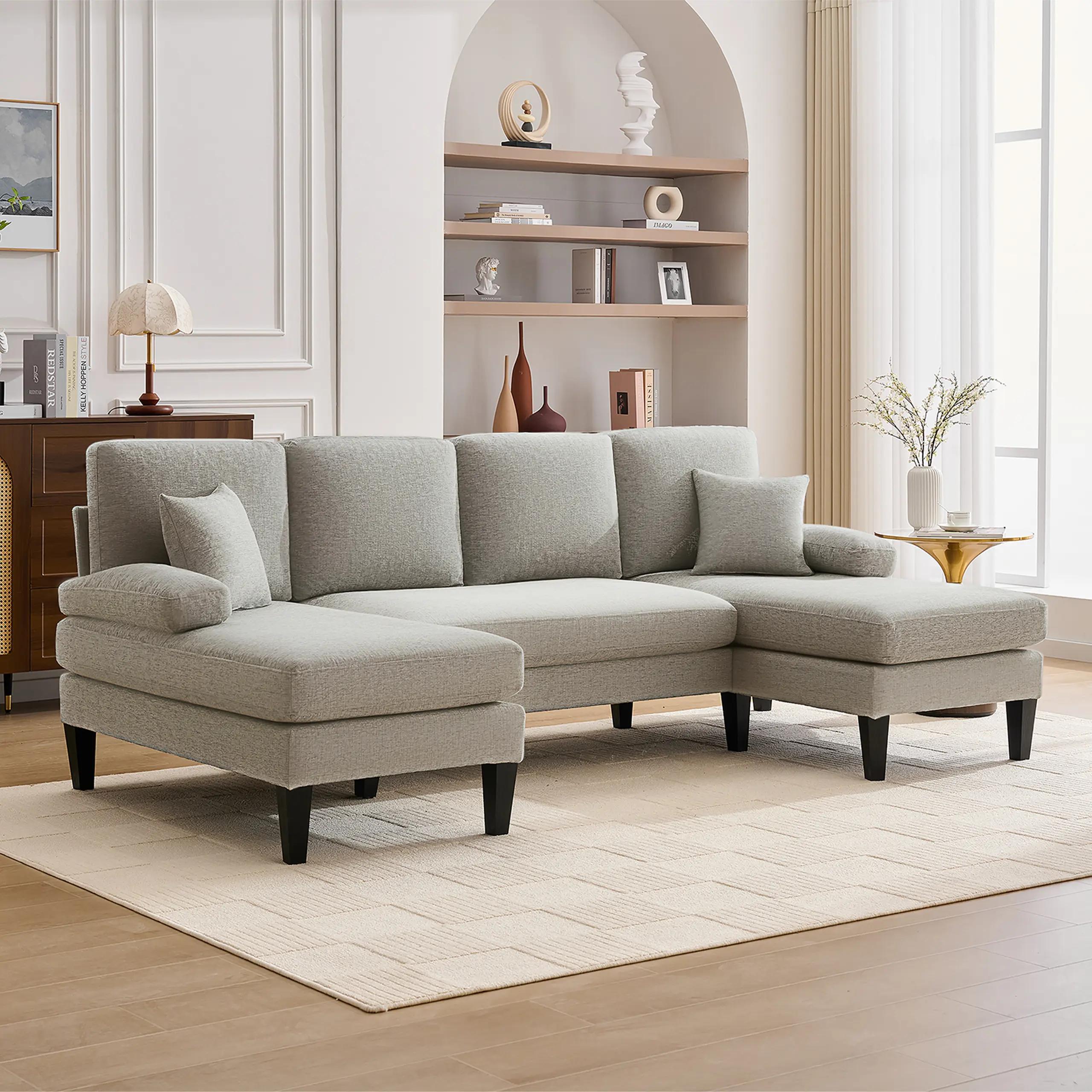 Gray-Chenille