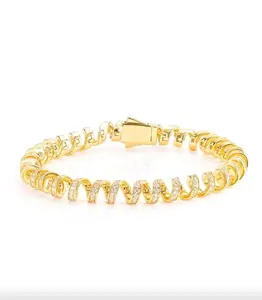 Bling Y2K Spiral Rhinestone Inspired Cord Bracelet, Telephone Wire Fashion Bracelet, Women Cute Accessories Gift